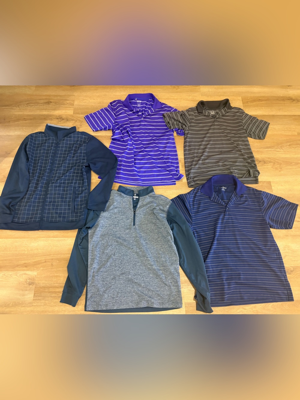 Men’s Golf Shirts & Jackets bundle